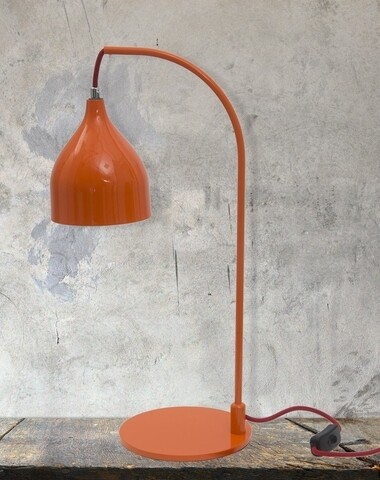 Lampa de masa Hang, Mauro Ferretti, 13×50 cm, fier, portocaliu Mauro Ferretti