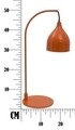 Lampa de masa Hang, Mauro Ferretti, 13x50 cm, fier, portocaliu