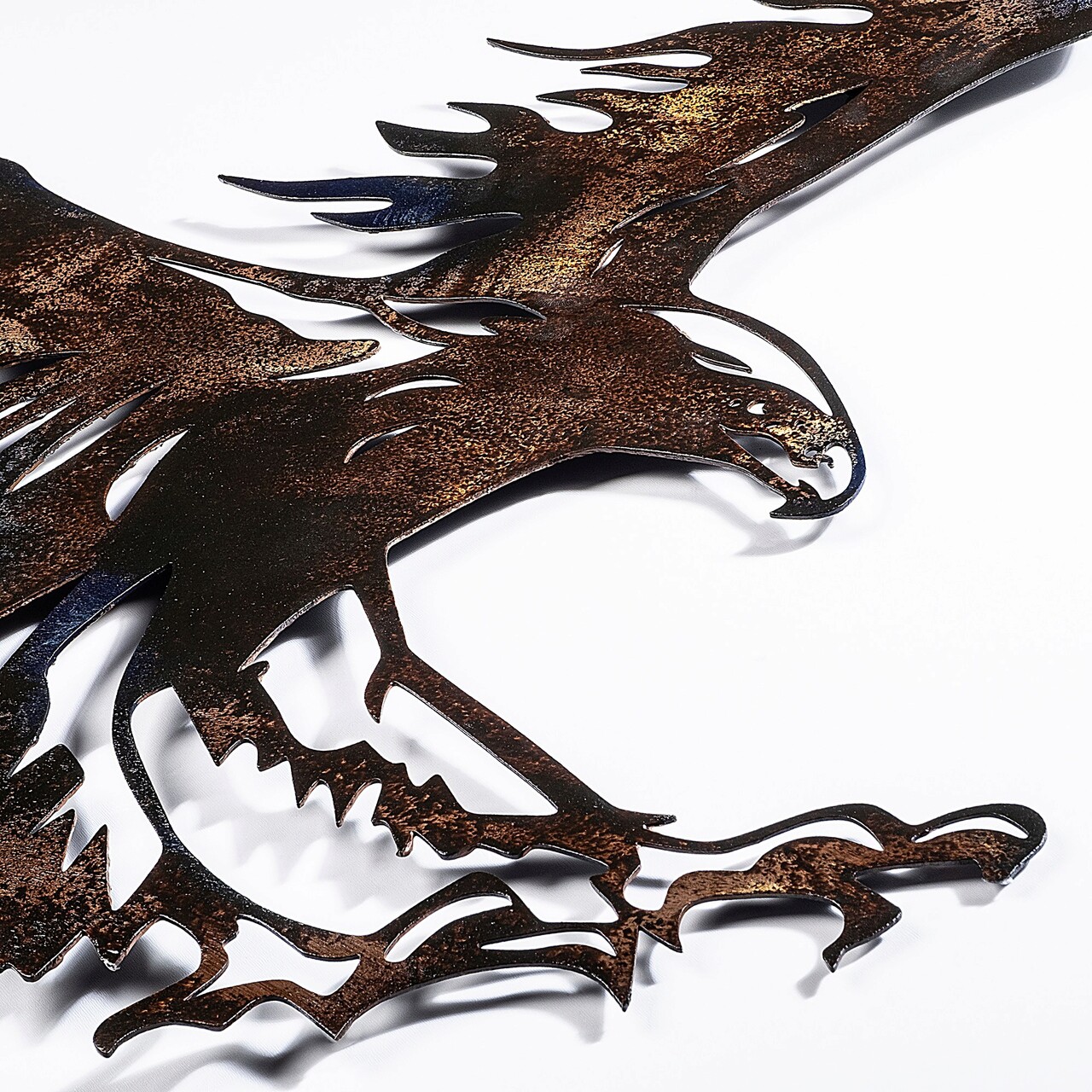 Decoratiune de perete, Eagle 3, Size: 63 x 71 cm, Multicolor - imagine 4
