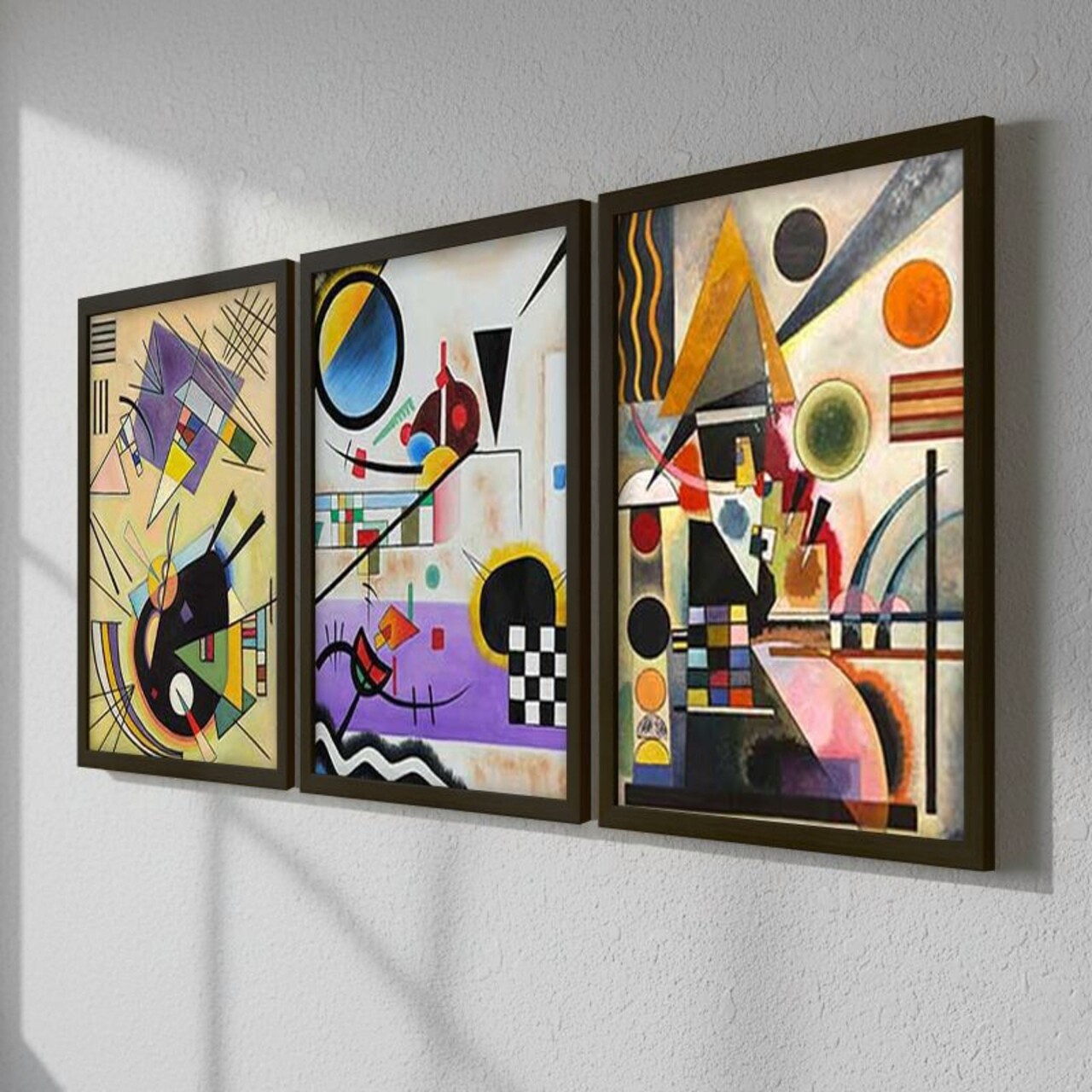 Set 3 tablouri decorative 3SC_UN84644_5575 Polistiren Multicolor