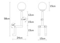 Lampa de masa, Noor, 525NOR2148, Lemn, Natural