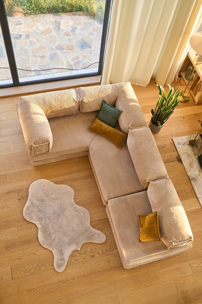 Coltar, Atelier del Sofa, 118FVL1404, Tesatura plus reiata, Bej - view 2