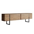 Comoda TV, Bexley, Luxe, Pin Atlantic / Negru