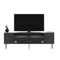Comoda TV, Olivia, Dekolp4, Antracit / Argintiu