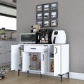 Dulap multifunctional, Rani, JE136, Alb