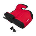 Inaltator auto copii cu Isofix R129, U-grow, 125-150 cm, poliester, negru/rosu