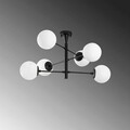 Lustra, Fulgor, 942FLG2507, Metal, Negru