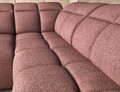 Coltar extensibil dreapta 4 locuri ELTAP, RT-24PAO, Falconn, 258x208x107 cm, lemn/poliester, roz inchis