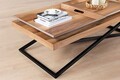 Masuta de cafea, Howard, Towly, 120x42x60 cm, MDF , Maro