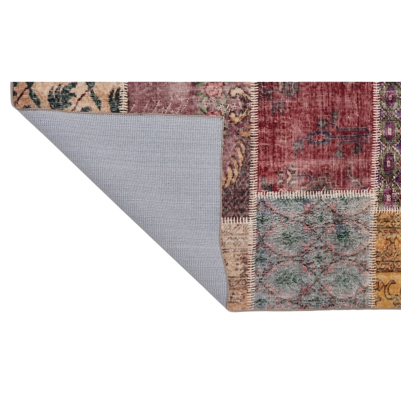 Covor Patchwork Multi, Floorita, 160x230 Cm, 77% Bumbac, 23% PES, Multicolor