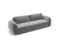 Canapea extensibila 3 locuri, Tonale, Cosmopolitan Design, 262x105x88 cm, catifea, gri inchis