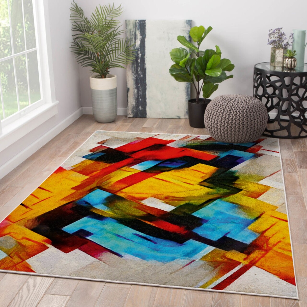 Covor Cubic, Oyo Concept, 80x140 Cm, Poliester, Multicolor