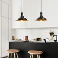 Lustra, Opviq, 892OPV1587, Fier, Negru