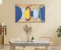 Decoratiune de perete Wood Color, Mauro Ferretti, 80x50 cm, fier/lemn de brad, multicolor