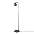 Set lustra si lampadar, Opviq, 892OPV9105, Metal, Negru/Cupru