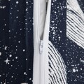 Lenjerie de pat dubla Timi, Homla, 3 piese, 160x200 cm, bumbac, albastru/alb