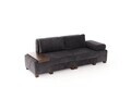 Canapea extensibila 3 locuri, Atelier del Sofa, 613LFS1156, Antracit