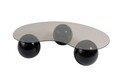 Masuta de cafea, Nordure, Sphere, Negru/Bronz