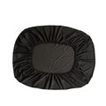 Set de pat pentru o persoana (cearceaf cu elastic si perna) 2 piese, Düzboya - Black, Eponj Home, 65% bumbac/35% poliester