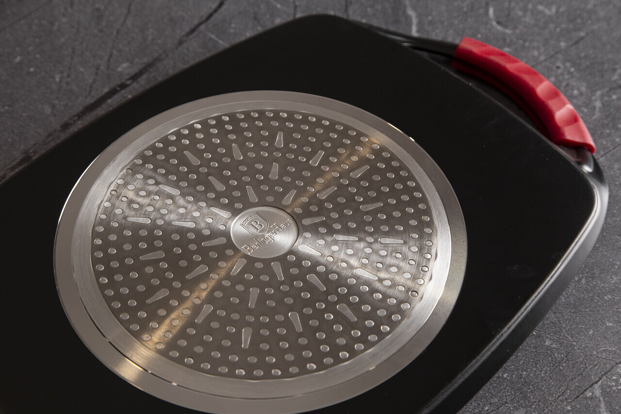 Tava grill Berlinger Haus, Burgundy, 47x29 cm, aluminiu forjat, rosu - imagine 3