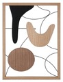 Decoratiune de perete Astroy -B, Mauro Ferretti, 60x80 cm, MDF, multicolor