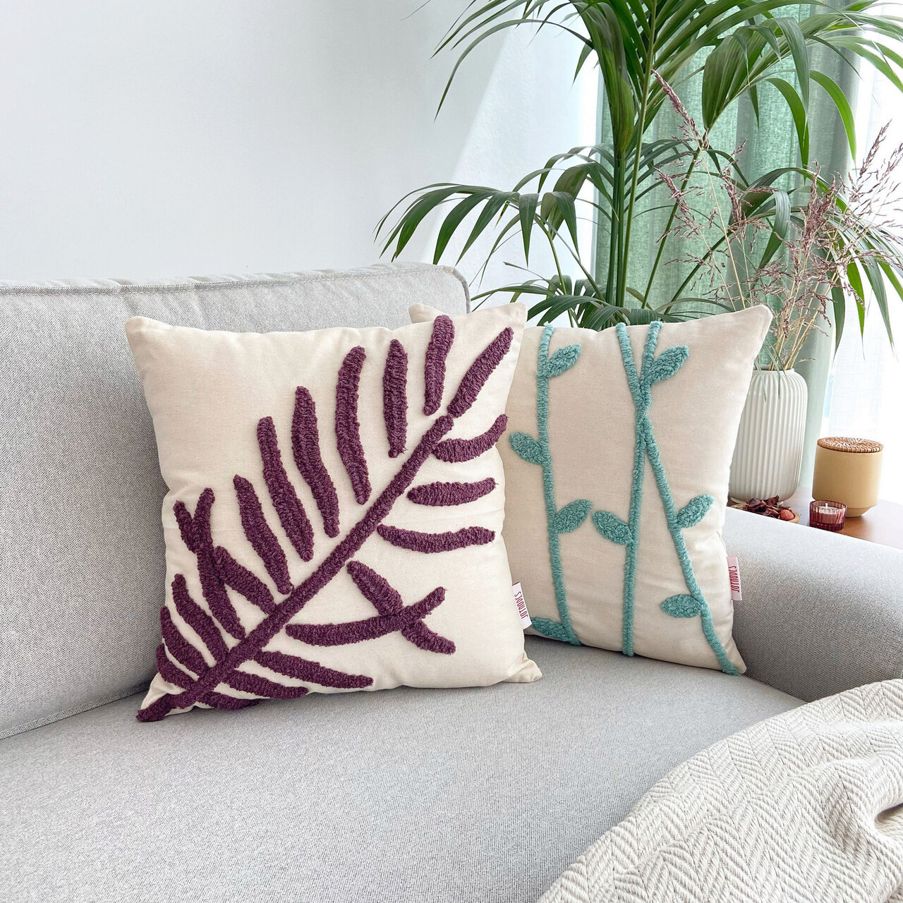 Husa de perna, Morado, Bumbac, Violet Întunecat - 1 | YEO