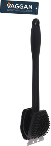 Perie pentru curatat gratarul 3in 1, 38 cm, inox/pp, negru Excellent Houseware imagine 2022 by aka-home.ro
