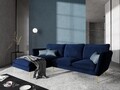 Coltar stanga, Verveine, Mazzini Sofas, 5 locuri, 286x190x96 cm, catifea, albastru regal