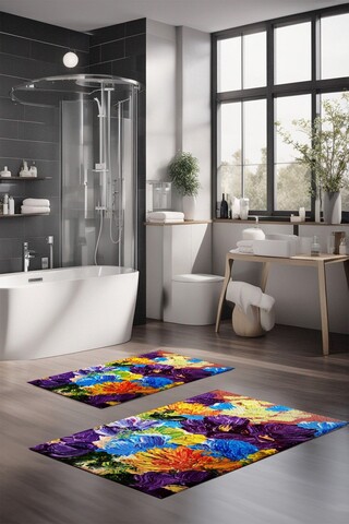 Set covorase de baie, Cartwright, CT-5139, Poliester, Multicolor