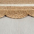 Covor Grace Natural/White, Flair Rugs, 120x170 cm, iuta, natural/alb