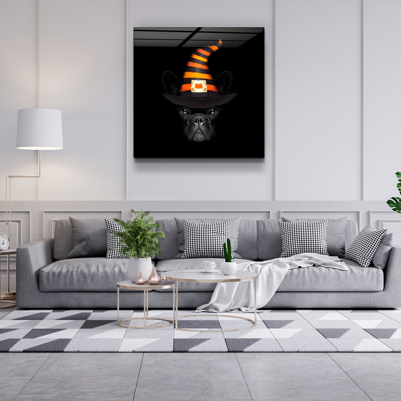 Tablou decorativ, Kgls_2020, Dimensiune: 80 x 80, Multicolor — imaginea 5