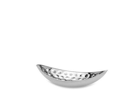 Bol pentru fructe Boat, Hermann Bauer, 40×21, inox, argintiu
