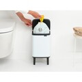Cos de gunoi, Brabantia, Bo Small, 4 L, 17.2x20x36 cm, otel, alb