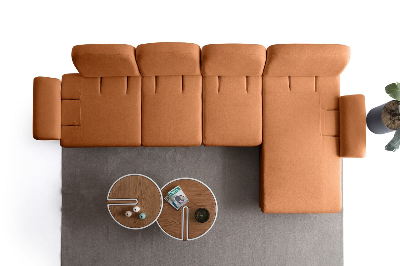 Coltar, Atelier del Sofa, 752EST1424, Portocaliu — imaginea 8
