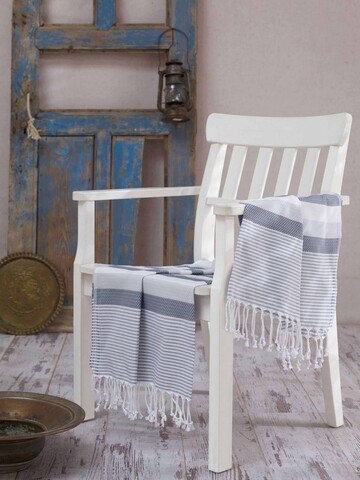 Prosop de plaja pamukkale, eponj home, 100x180 cm, gri