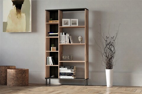 Corp biblioteca, asse home, rosse , 150x90x28 cm, maro