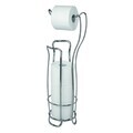 Suport pentru hartie igienica Axis, iDesign, 20.5x16.5x62 cm, otel, crom