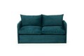 Canapea extensibilă cu 2 locuri, Futon, 859FTN2871, Metal , Verde petrol