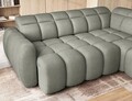 Coltar extensibil dreapta 4 locuri ELTAP, RT-100XIL, Falconn, 258x208x107 cm, lemn/poliester, verde