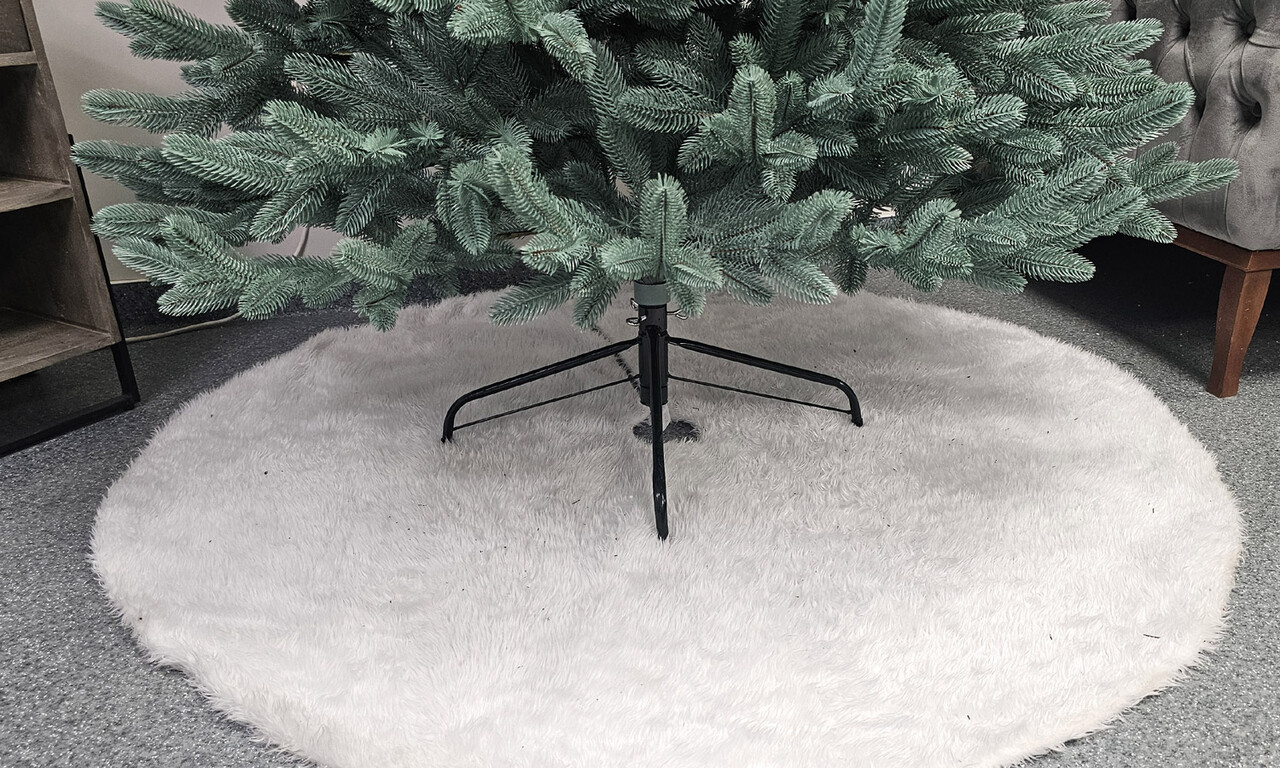 Brad artificial Christmas Deluxe by Sersimo, Laponia Select argintiu, integral 3D, 250cm — imaginea 6