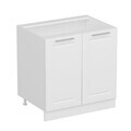Dulap pentru bucatarie, Hanah Home, Minar, 80x87x58 cm, Alb