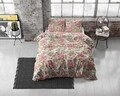 Lenjerie de pat dubla Satin Mystic Pink, Dreamhouse, 3 piese, 200x220 cm, bumbac satinat, multicolora