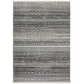 Covor Camino Black/White, Flair Rugs, 80x140 cm, polipropilena, negru/alb