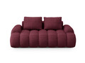 Canapea 2 locuri, Linz, Cosmopolitan Design, 175x100x84 cm, tesatura structurata, bordo
