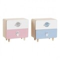 Set 2 comode, DKD Home Decor, 20 x 10 x 19 cm, mdf, multicolor