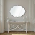 Oglinda decorativa, Lumisfera, Velvet 30 x 42, Argintiu