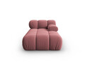 Sezlong living dreapta 1 loc, Bellis-51, Micadoni Home, 155x94x70 cm, catifea, roz