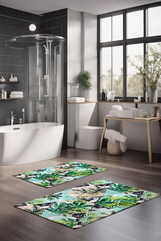Set covorase de baie, Cartwright, CT-5314, Poliester, Multicolor