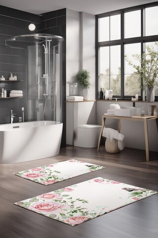 Set covorase de baie, Cartwright, CT-5222, Poliester, Multicolor