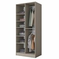 Dulap pentru haine, Hanah Home, BA291, 90x210x57.5 cm, Gresie
